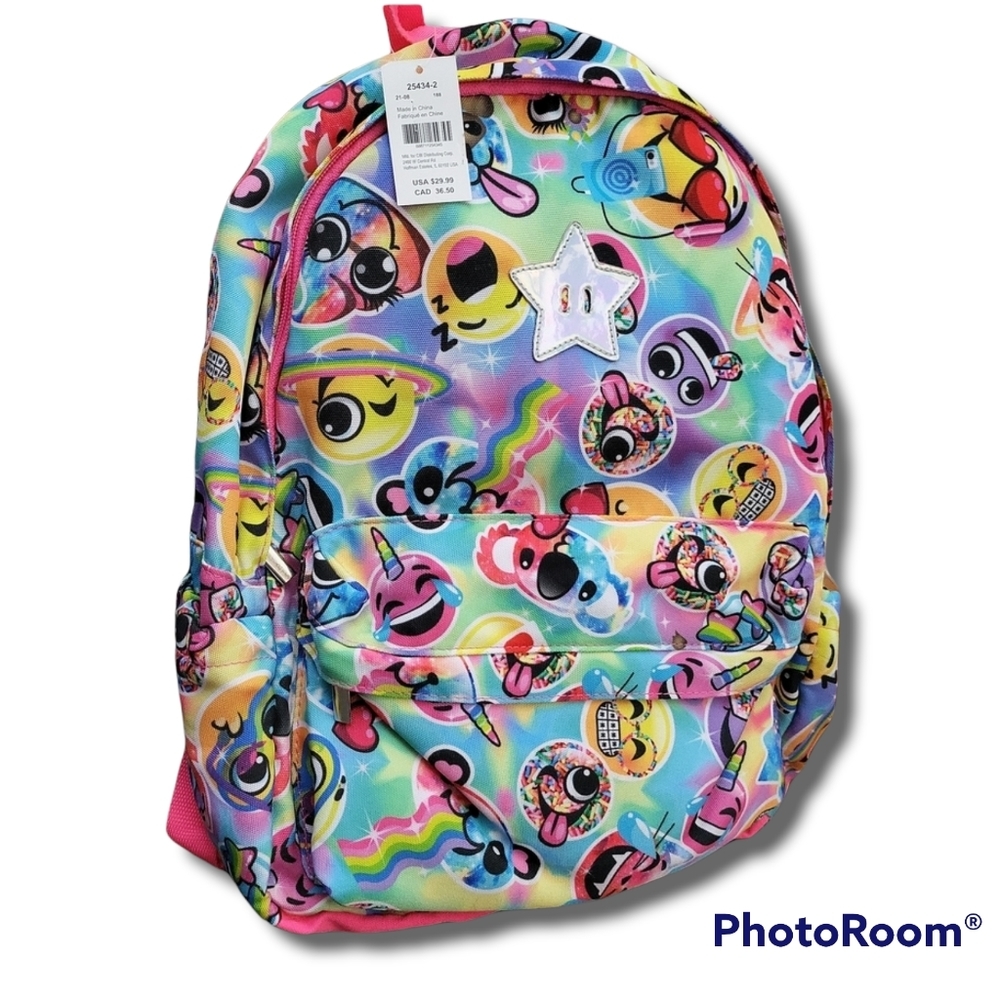 CLAIRS EMOTICONS BACKPACK